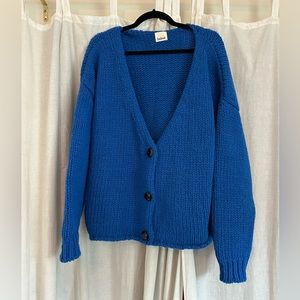 Babaa cardigan no57 winterskies NWOT worn once
